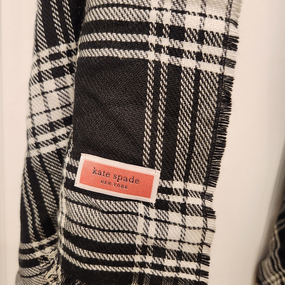 Kate Spade Paid Yard Dye Scarf - Picture 3 of 4
